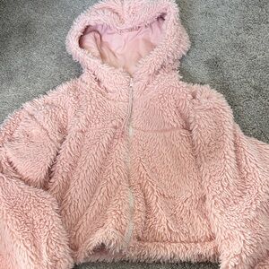 BDG Women's Pink Teddy Jacket